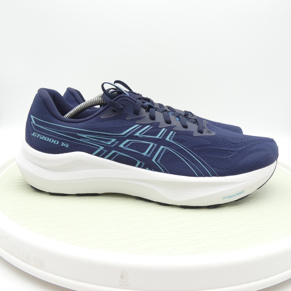 ASICS GT-2000 14 Mens Running Shoes Navy Blue Wide 1011C055 Size 11.5 W - Picture 3 of 9
